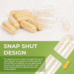 VGTPC size 000 capsules hold up to 800–1601mg powder.