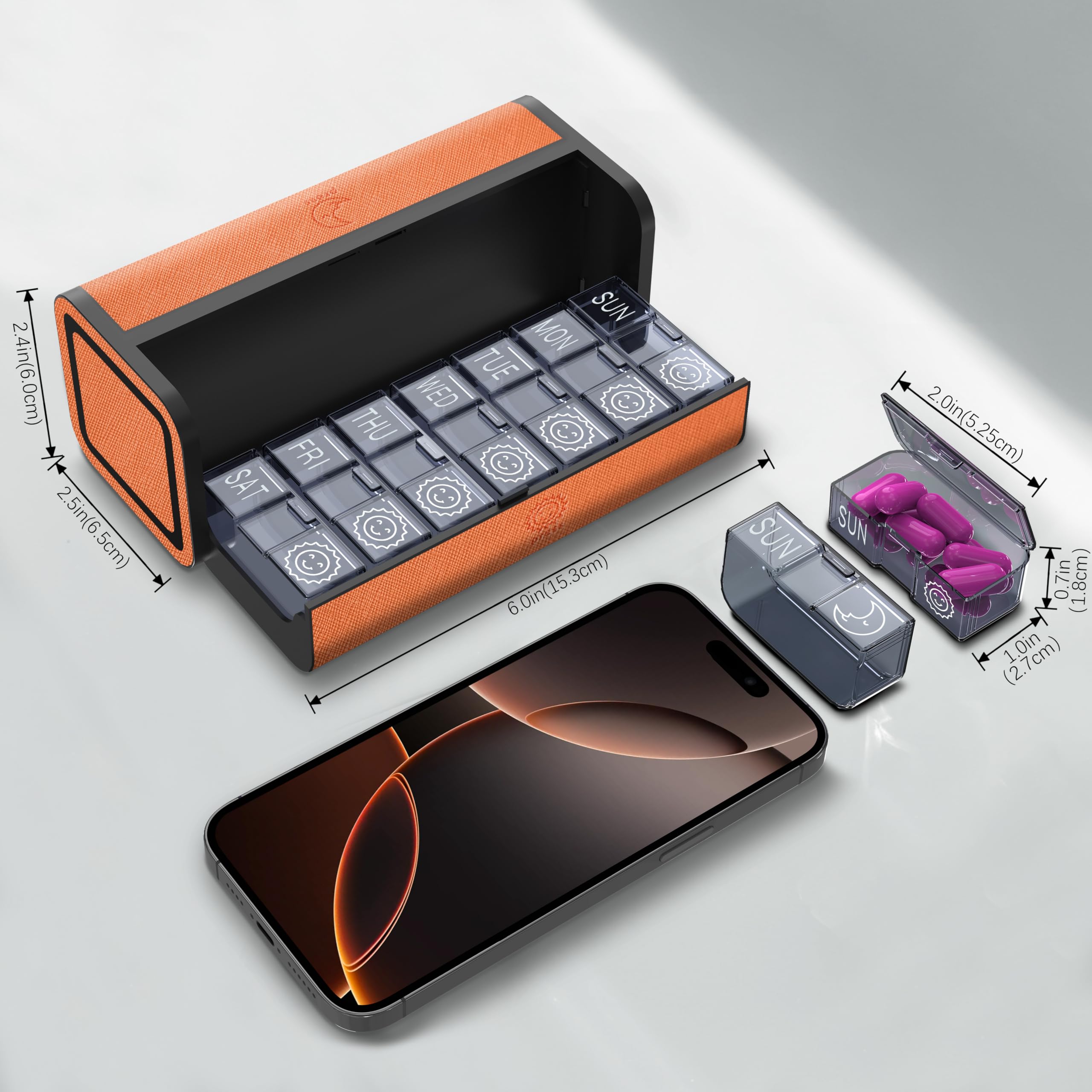 VGUOORG detachable daily pods for on-the-go dosing