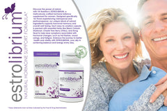 VH Nutrition Estrolibrium capsules close-up highlighting natural ingredients.