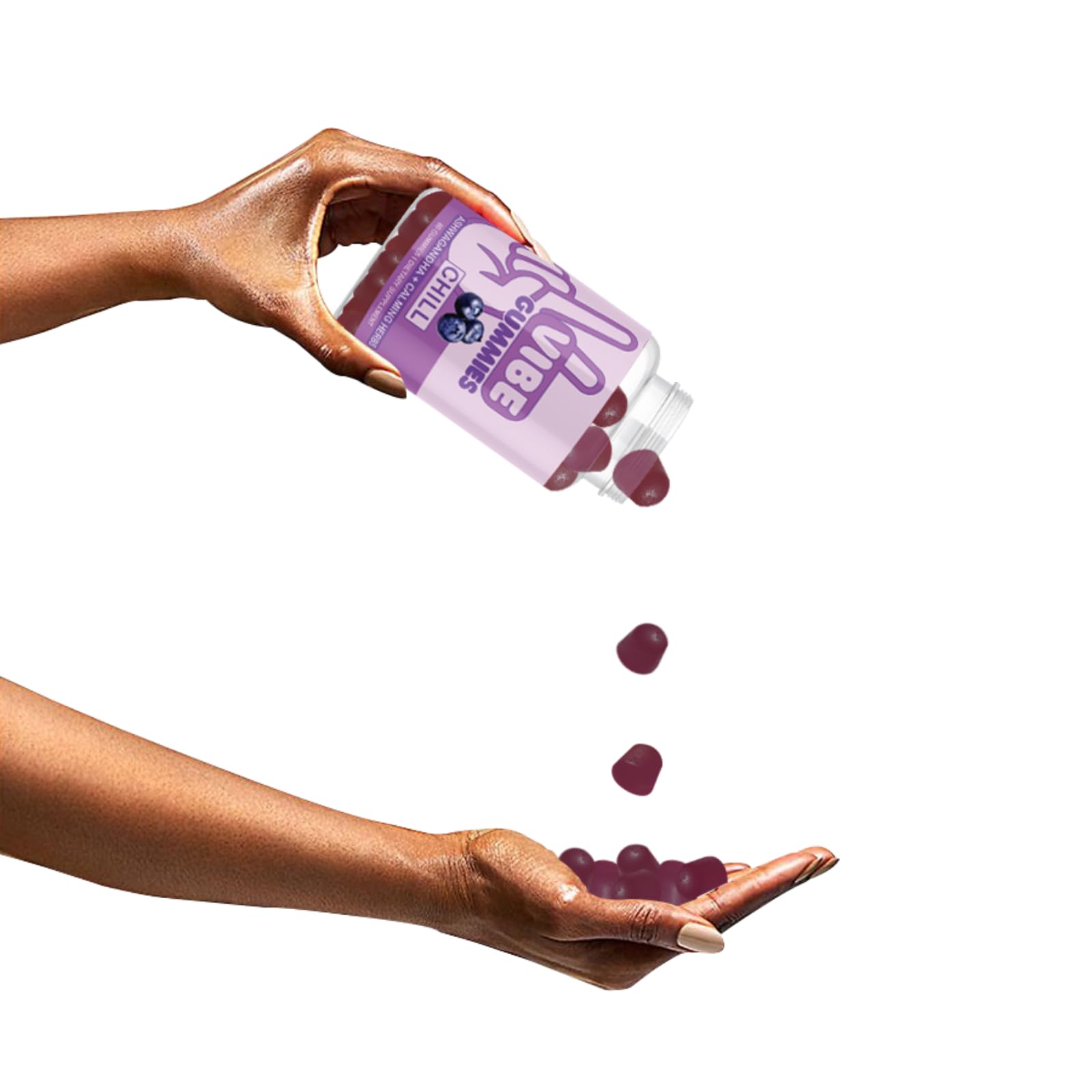Vibe Gummies colorful gummies in the bottle suggest a delicious daily supplement.