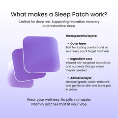 VIBE PATCHES four patches per pack for convenience