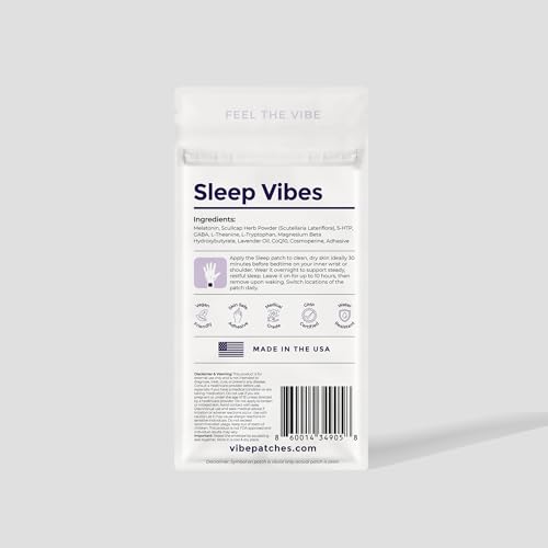 VIBE PATCHES slow-release design delivers nightly support without pills