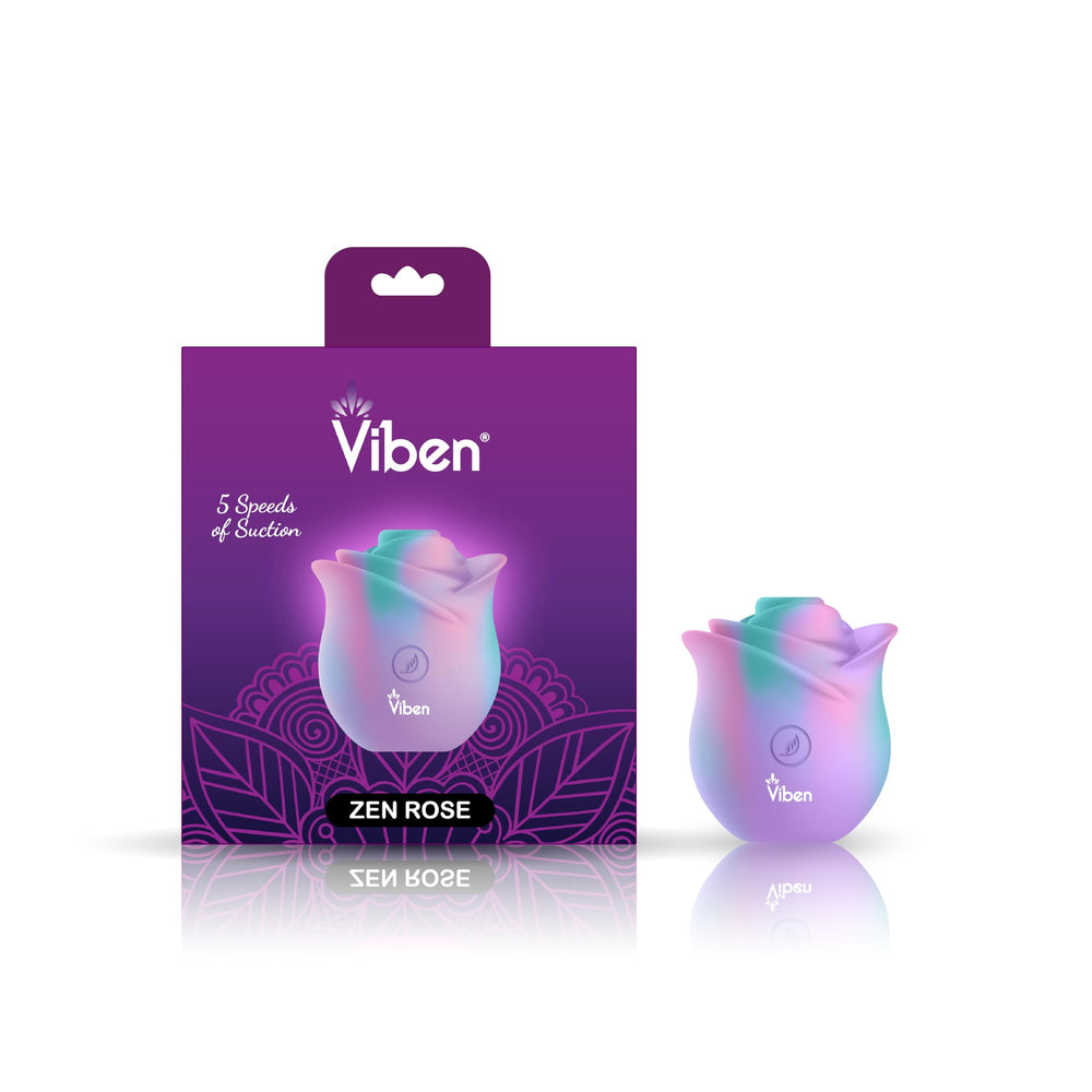 Viben Zen Rose Stimulator charging setup with USB connector for uninterrupted sessions.