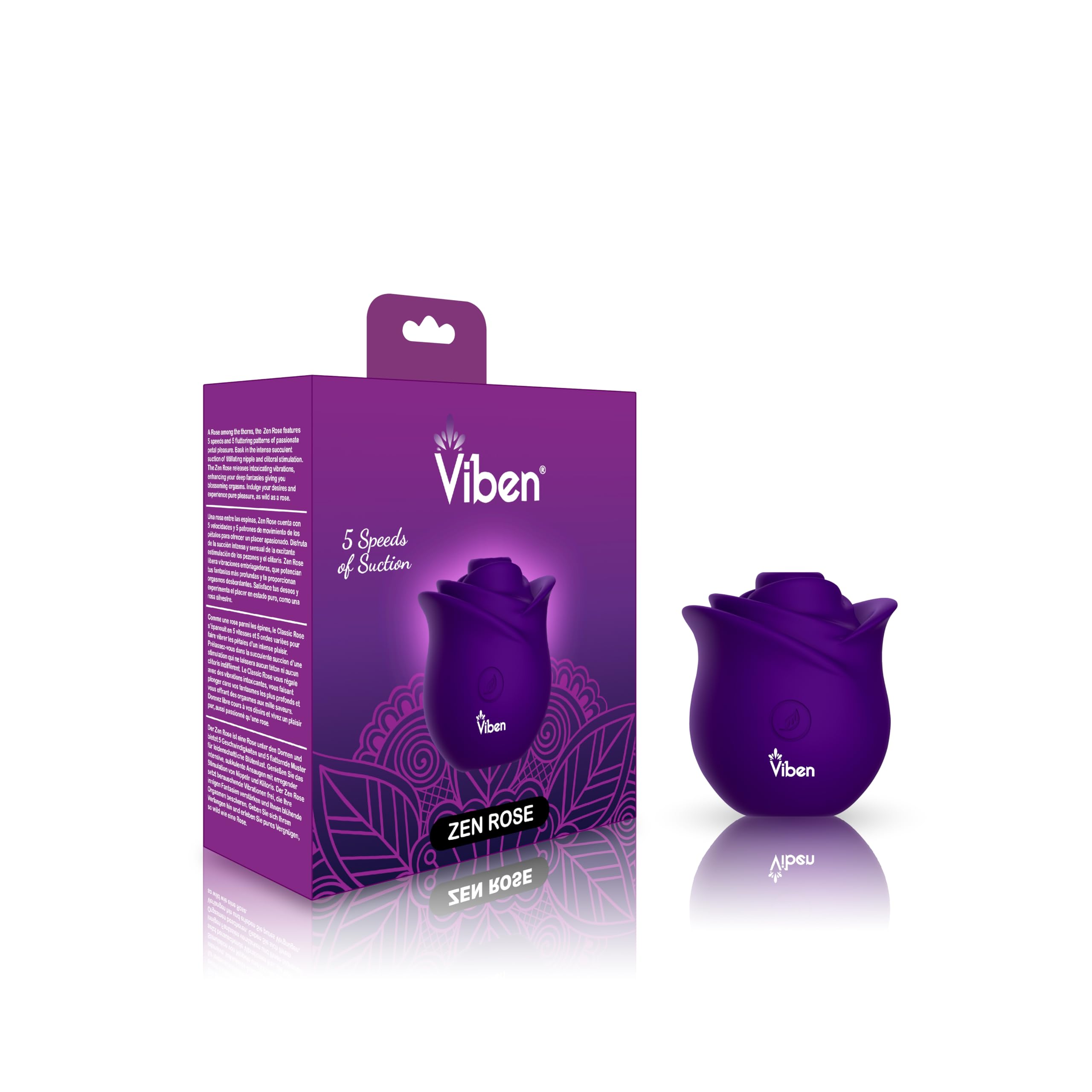 USB rechargeable mechanism provides convenient charging for ongoing enjoyment.