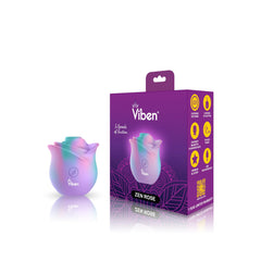Viben Zen Rose USB rechargeable unit ready for travel and discreet storage.