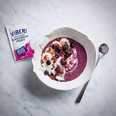 ViBERi NZ-Grown Blackcurrants Powder for natural color and flavor.