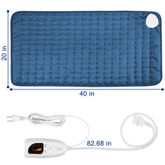 VIBOOS soft flannel heating pad feels gentle on skin