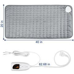 VIBOOS heating pad with auto shut-off feature for safety