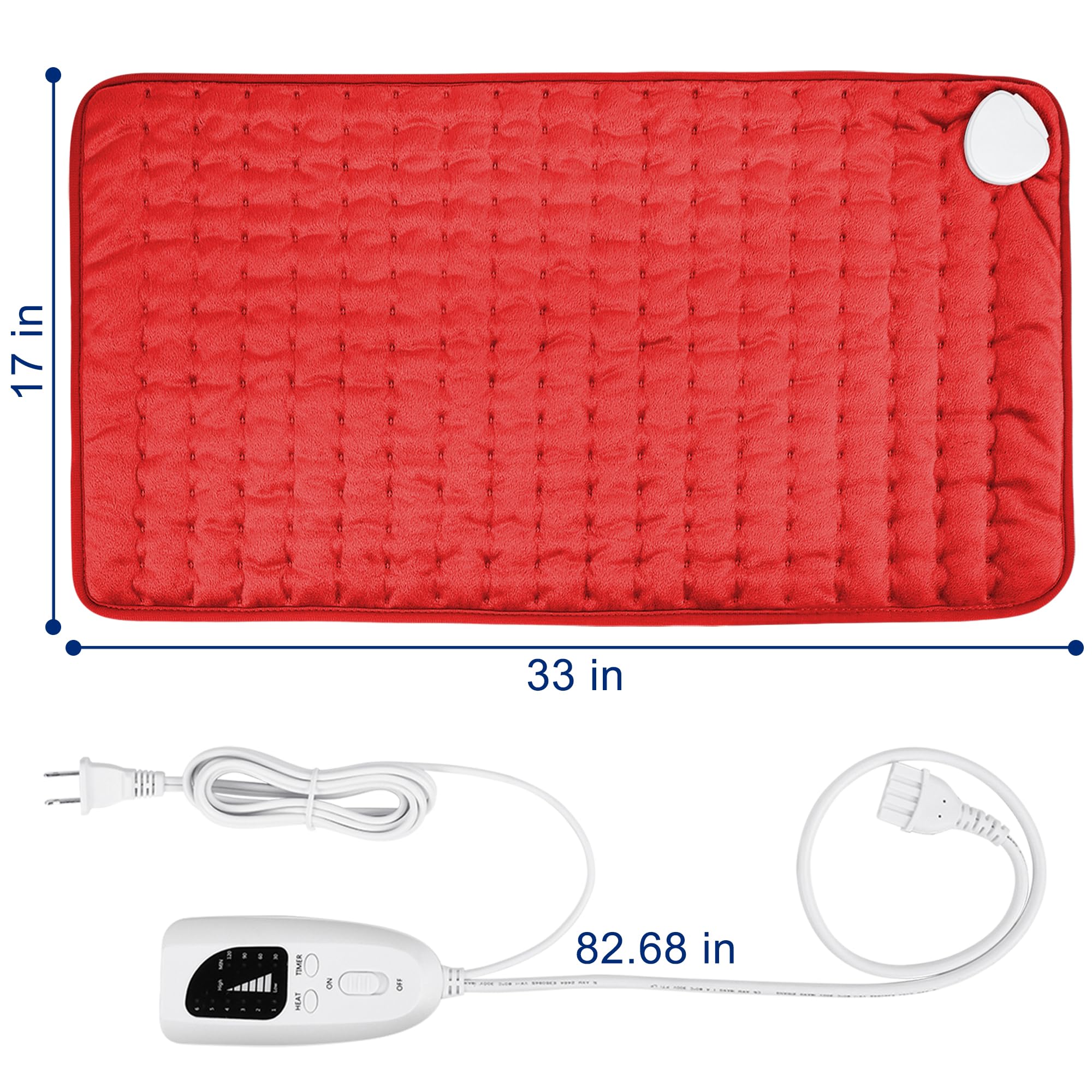 VIBOOS leg heating pad delivering warmth to calves and thighs