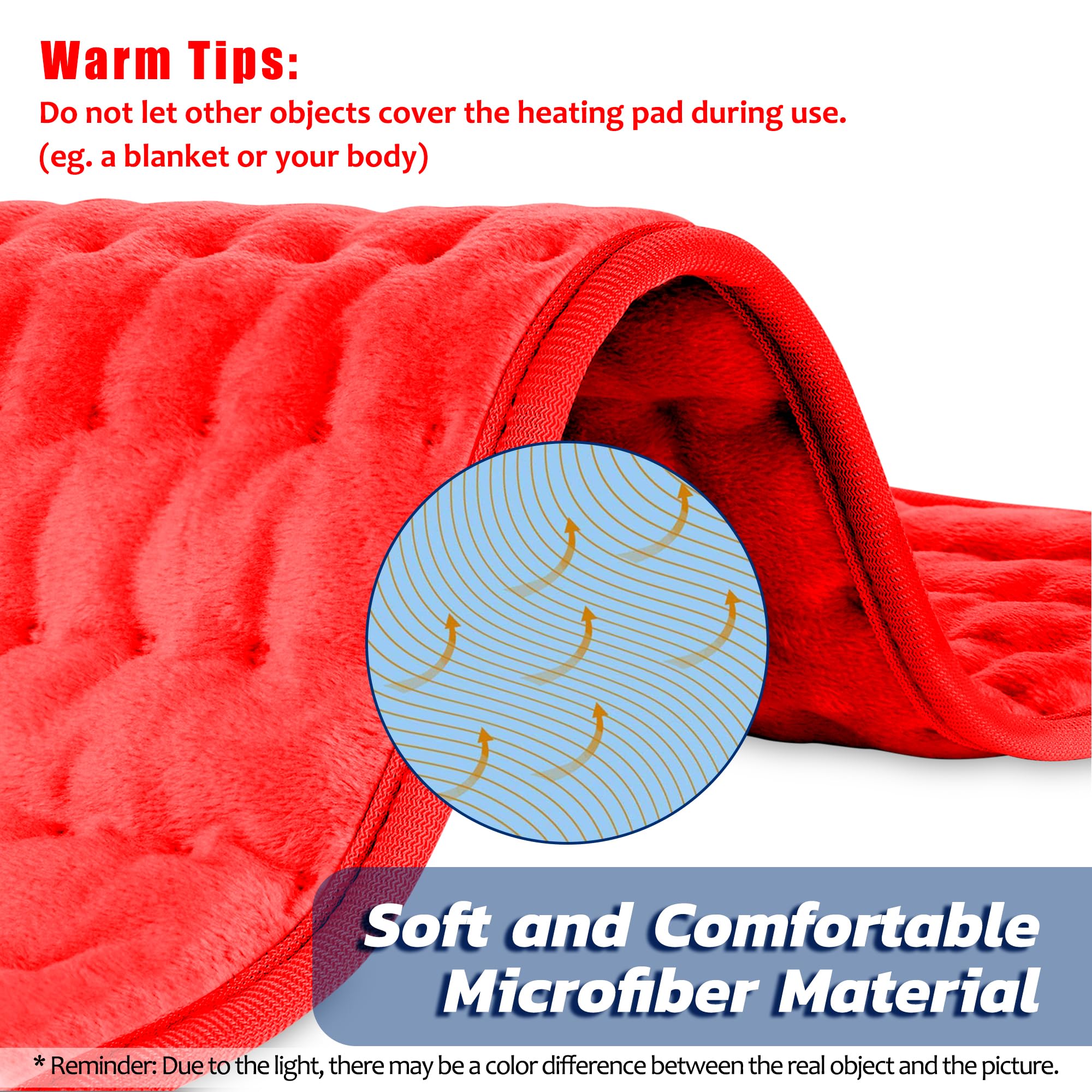 VIBOOS neck heating pad providing soothing warmth for neck tension