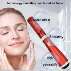 Vibrance Terahertz Wand Blower in use by hand for stress relief