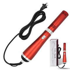 Vibrance Terahertz Wand Blower red body ready for at-home relaxation balance