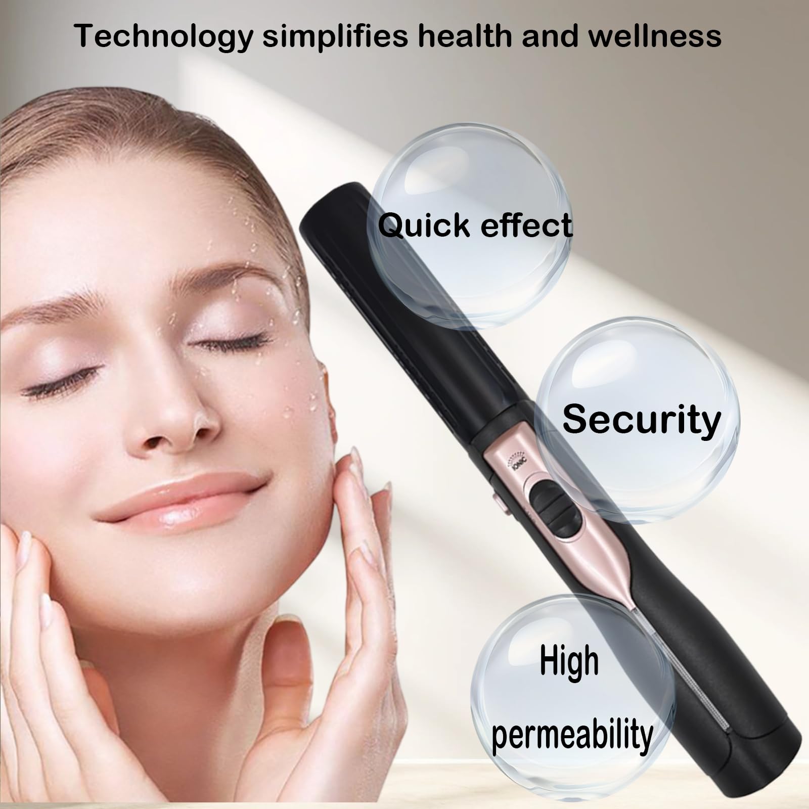 Vibrance 9.0 Wand held for focused, portable comfort.