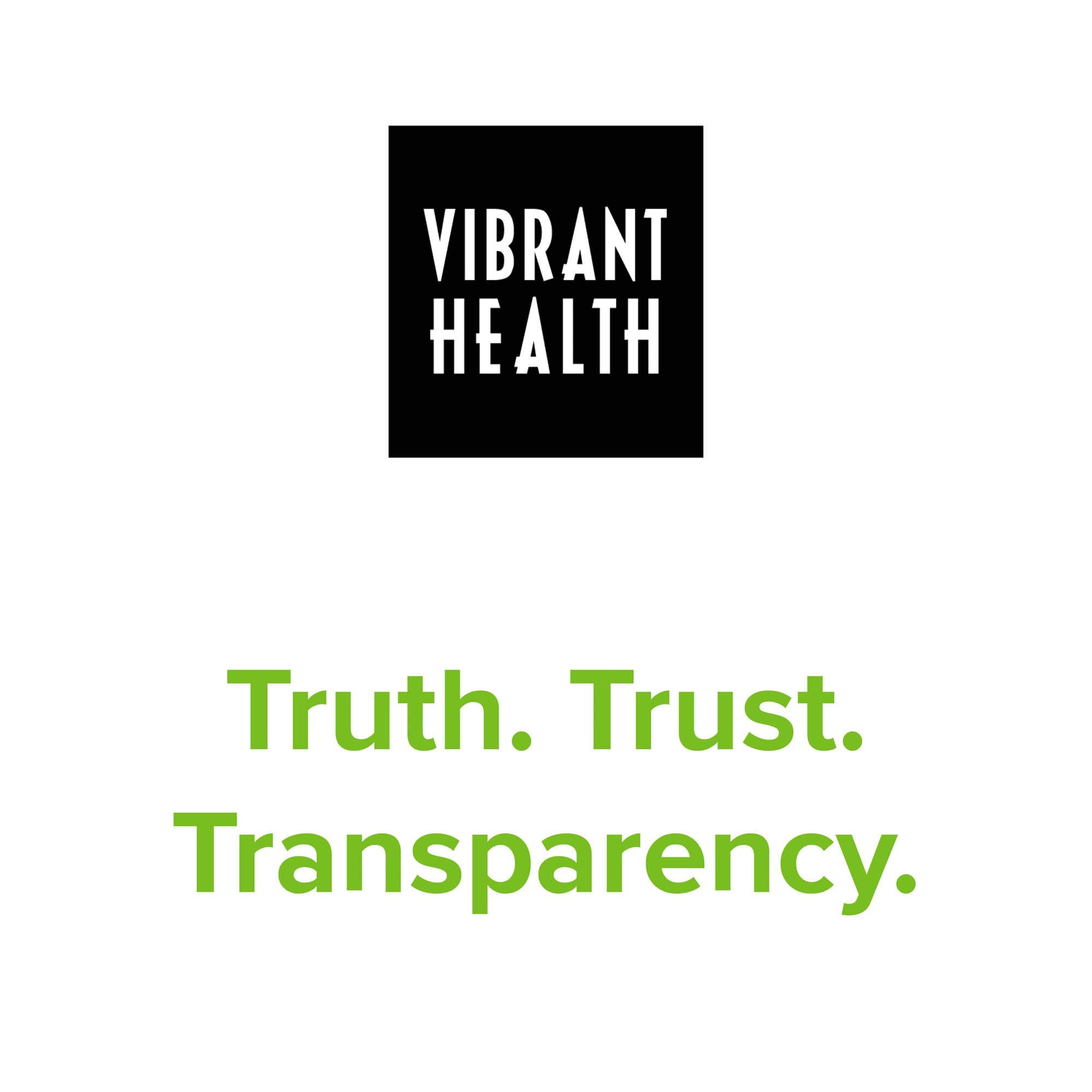 Vibrant Health Green Vibrance nutrition facts panel emphasizes whole-food ingredients