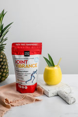 Vibrant Health Joint Vibrance ingredient list closeup emphasizes hydrolyzed collagen