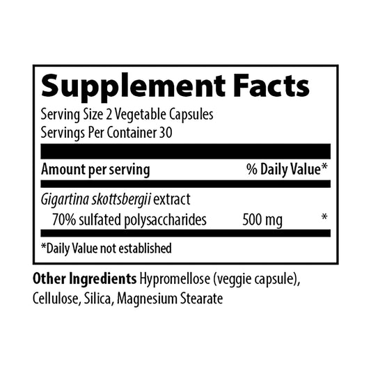 Vibrant Health plant-based immune support label communicates a clean, natural formula for daily use