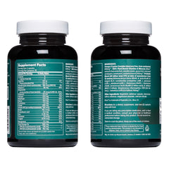 Vibrant Health Trilogy label detail showcasing transparency and potency.