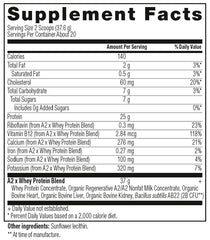 VICERA Organic A2/A2 dairy blend for clean nutrition