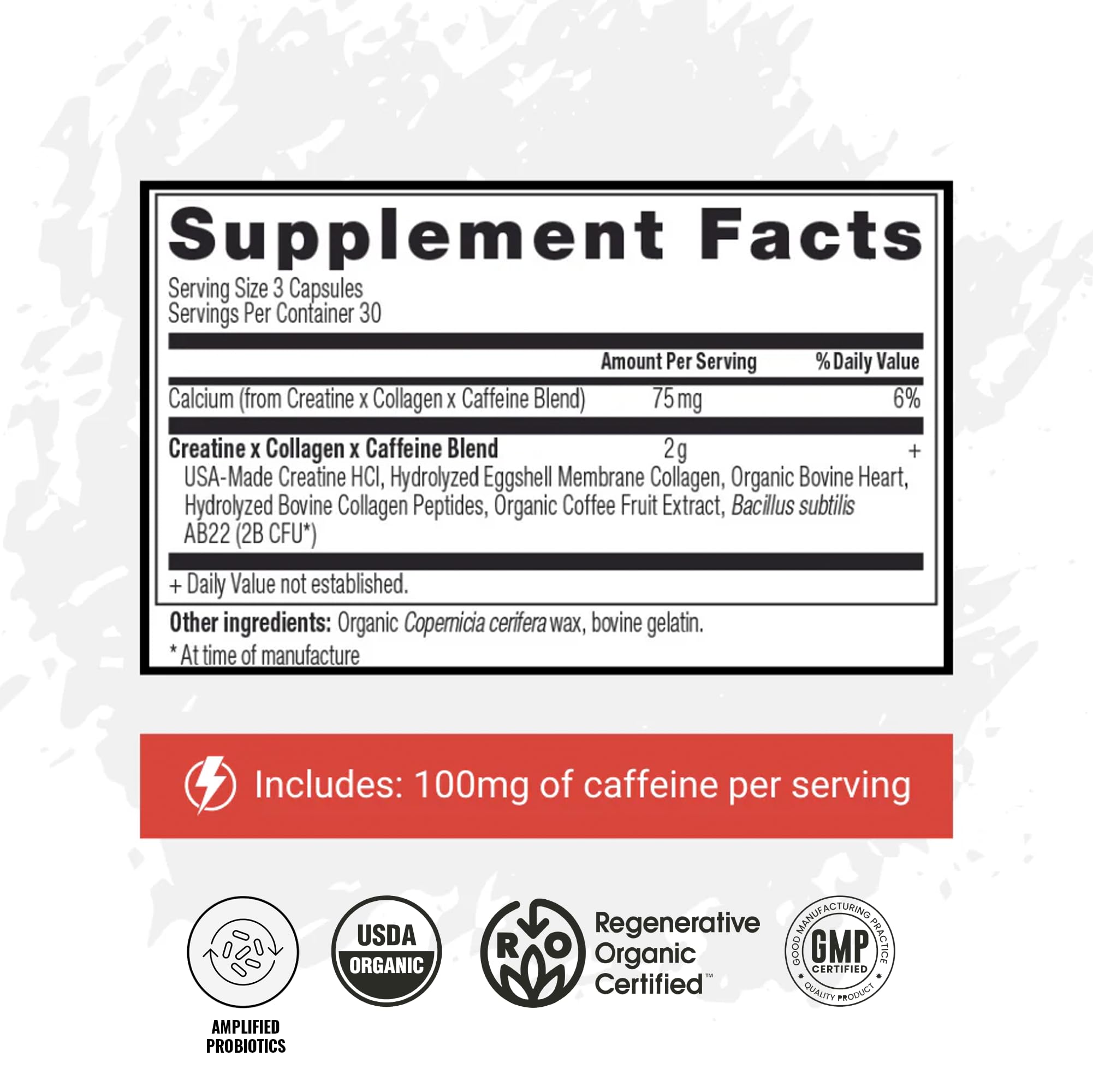 Vicera capsules travel pack ready for gym bag routines.