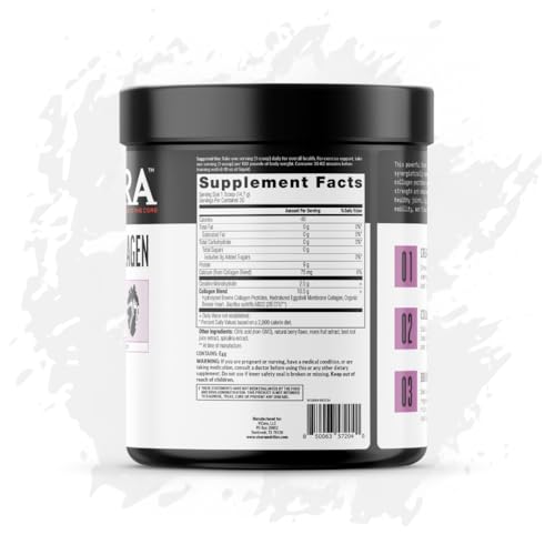 VICERA powder dissolving in water into a berry-flavored drink
