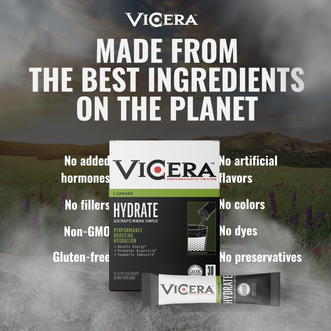 VICERA Gluten-free non-GMO formula with no artificial additives