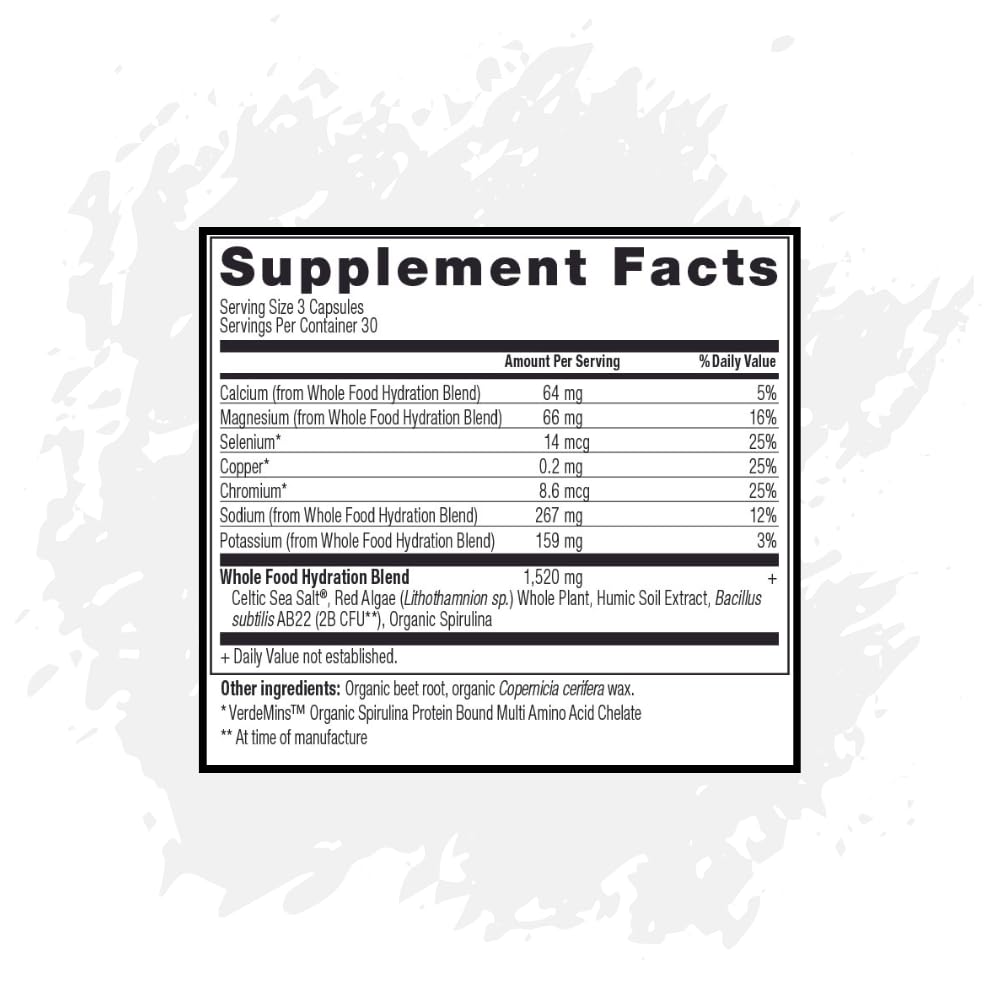 ViCera magnesium and calcium support electrolyte balance during activity.