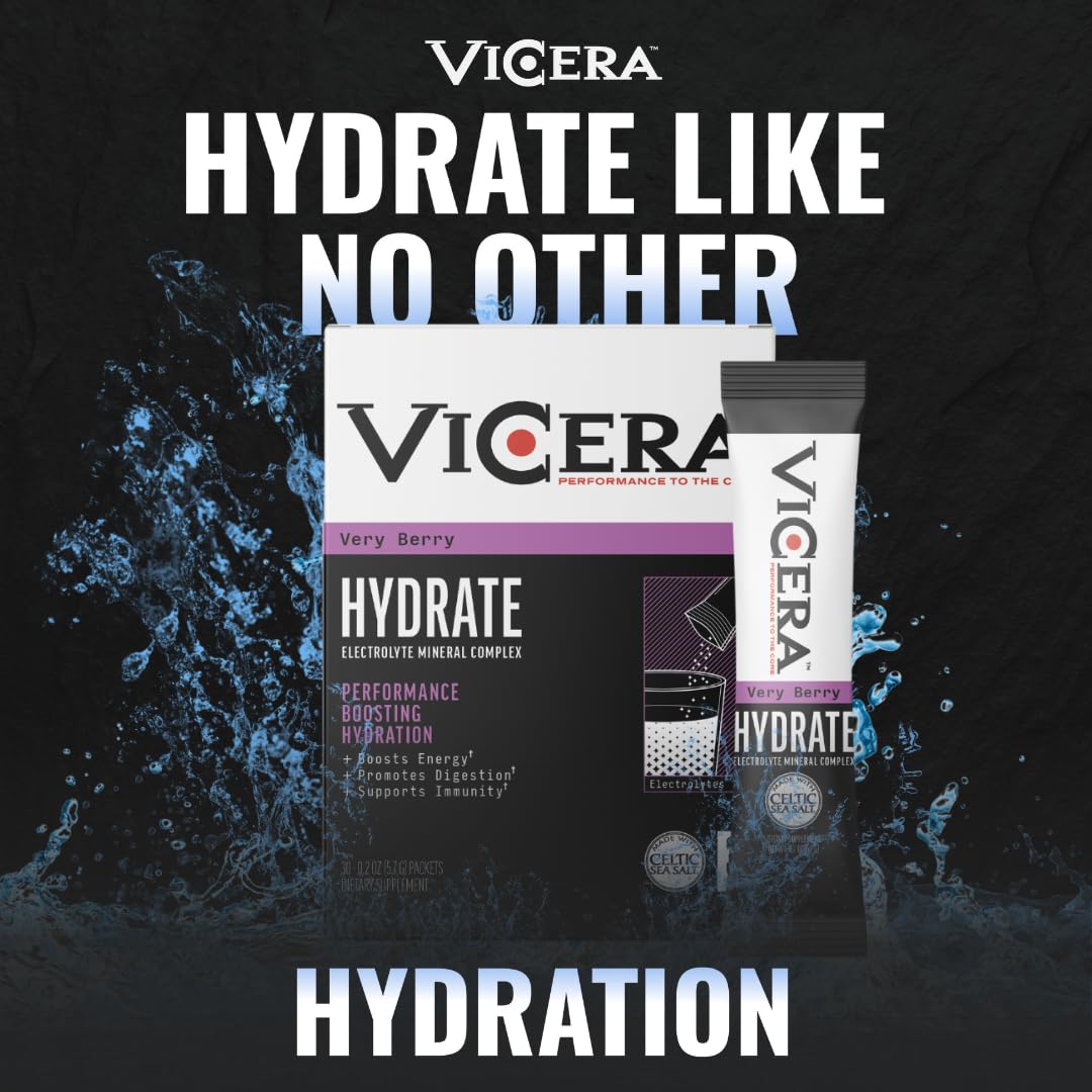 VICERA On-the-go hydration sticks provide quick, refreshing hydration