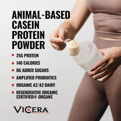 ViCera overnight oats with protein boost for a quick morning