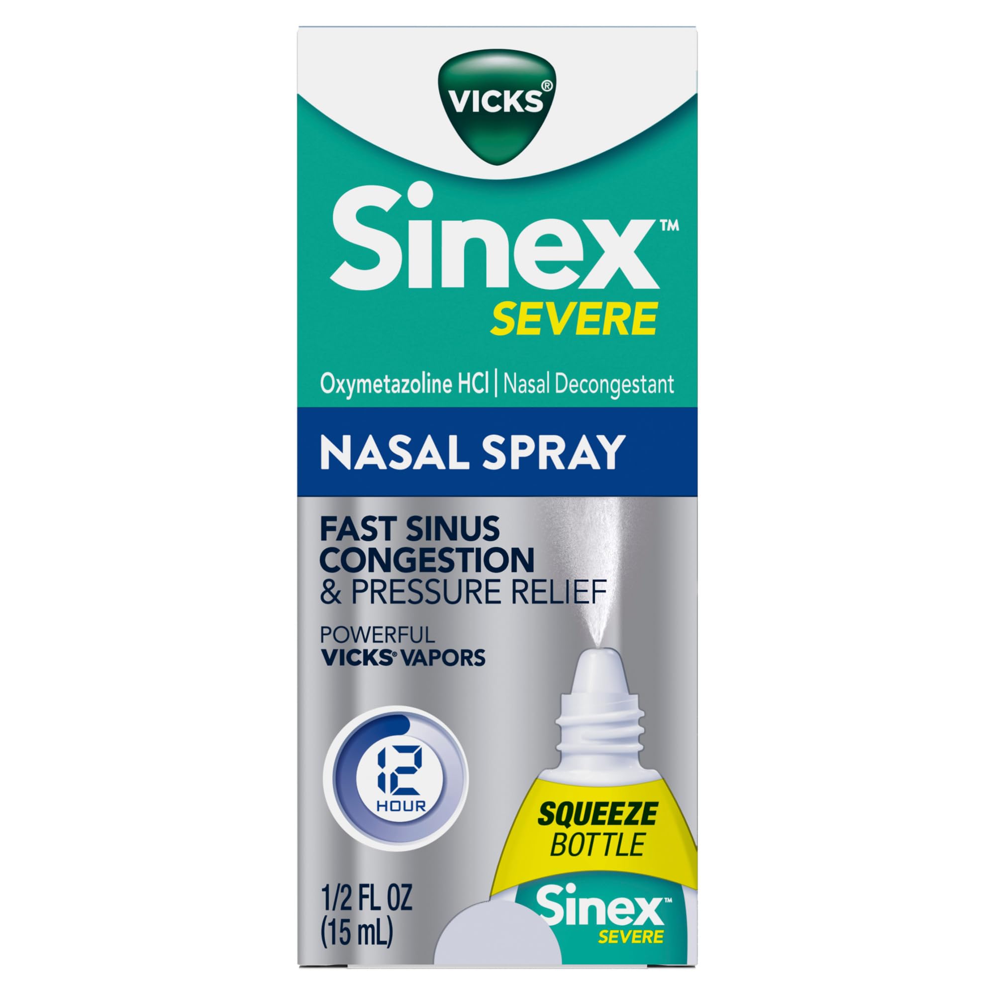 Vicks Sinex Severe travel-friendly pack ready for on-the-go use