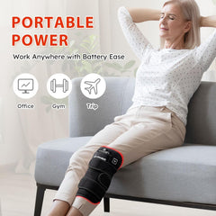 Viconor knee-elbow wrap with secure strap enables stable placement.