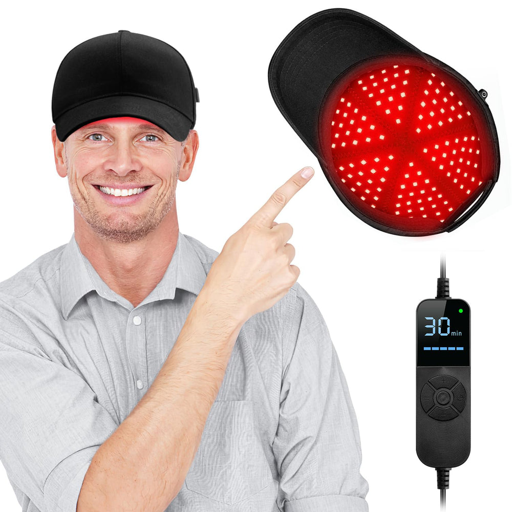 Viconor laser cap front view for discreet daily use