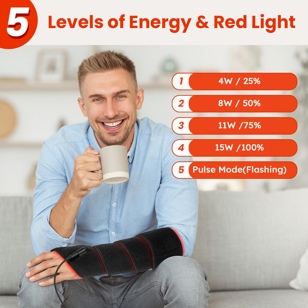 Viconor red light therapy belt portable design suited for home or travel.