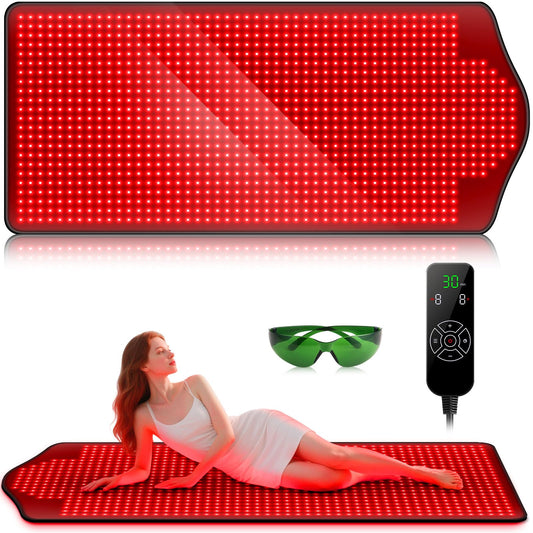 Viconor red light therapy mat front view shows a large surface for full-body sessions