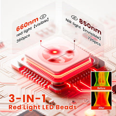 Viconor red light therapy mat steel frame emphasizes sturdy support