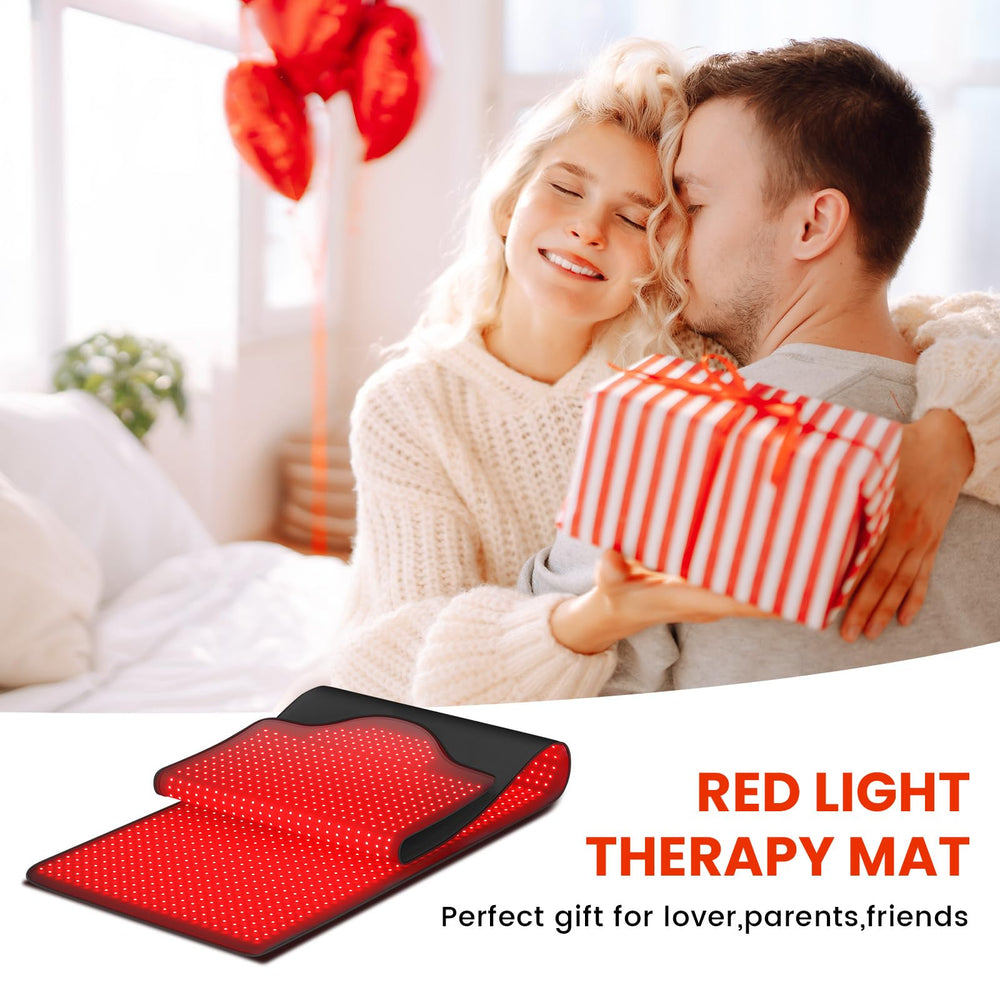 Viconor red light therapy mat travel-ready design for use at home or gym
