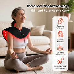 User wearing the Viconor device on shoulders demonstrating ergonomic fit