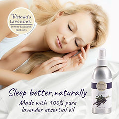 Victoria's Lavender pillowcase scent delivers calming notes for restful nights.