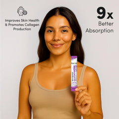 Vida Lifescience Aurora label close-up showing liposomal technology