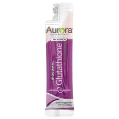 Vida Lifescience Aurora glutathione packaging close-up shows premium quality.