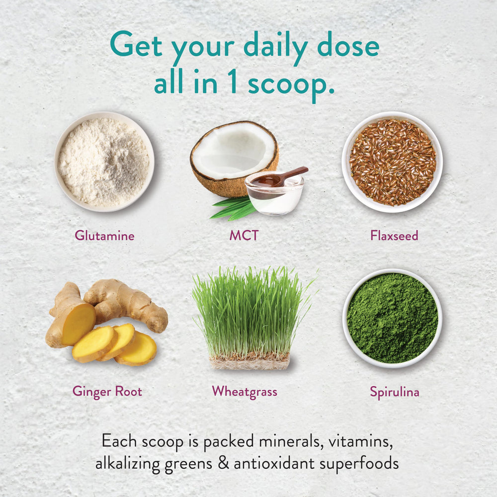 Vidapura Keto-Green Shake box shows digestive enzymes for smoother digestion.