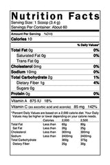 Close-up of the VIDAPURA Mighty Maca Plus label showing organic ingredients and 60 servings.