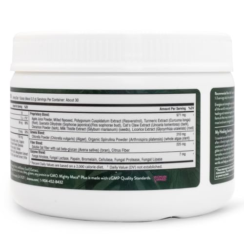 Glass of mango-flavored greens mix from VIDAPURA for vibrant mornings.