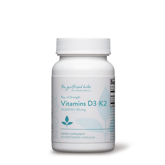 VIDAPURA Ray of Strength D3K2 bottle for bone support and immune function.
