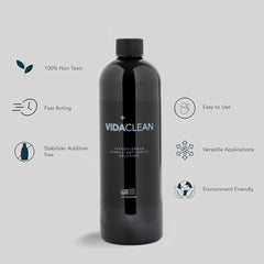 VidaClean surface application demonstrates painless use on skin.