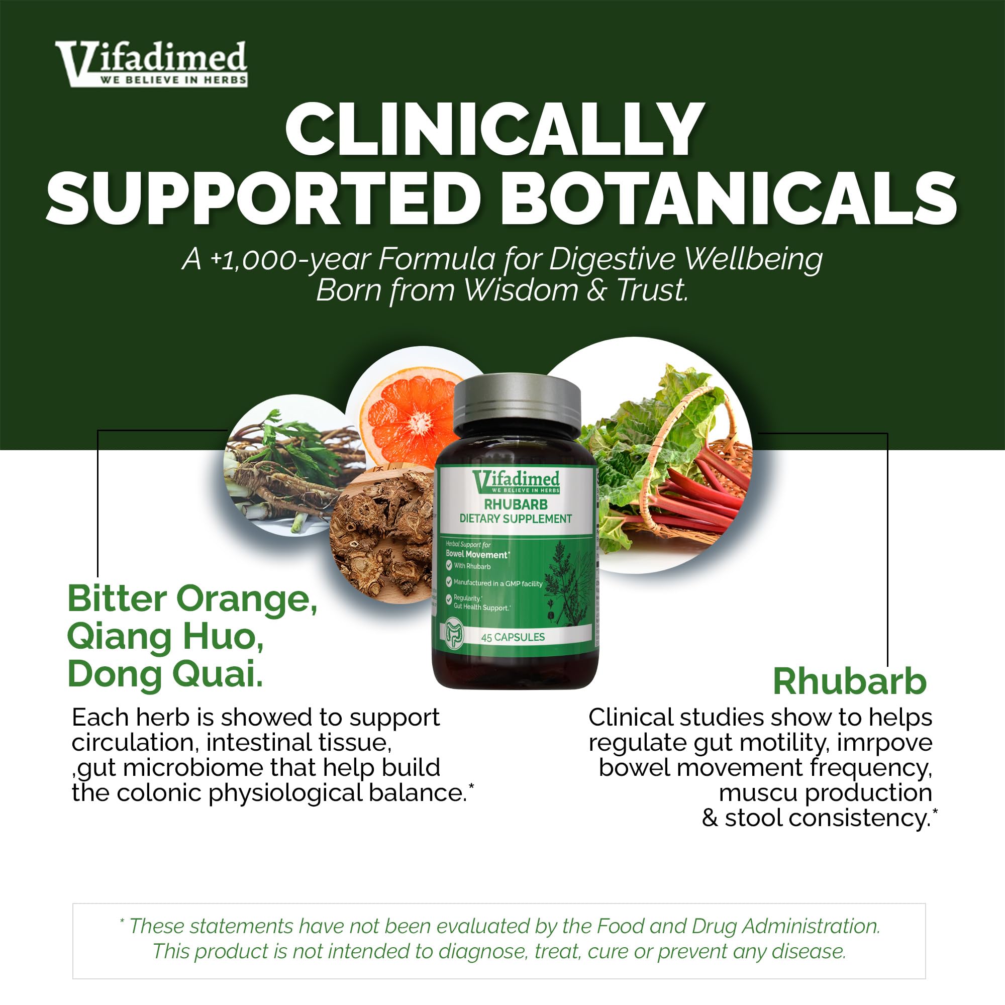 VIFADIMED Dong Quai component supporting gut tissue nourishment