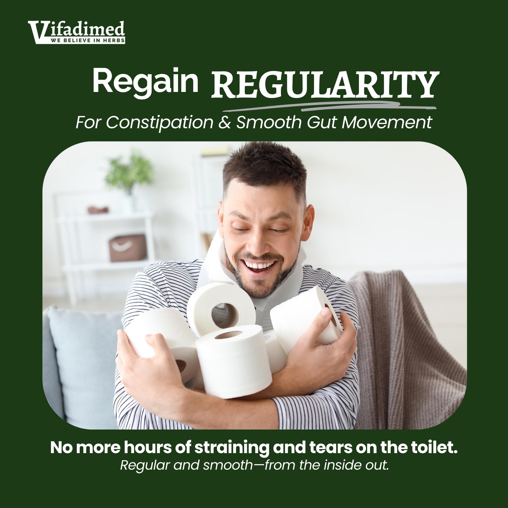 VIFADIMED packaging illustrating GLP-1 friendly digestive support
