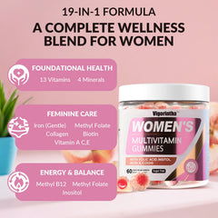 Vigorintha vegan sugar-free label on packaging for clean nutrition.