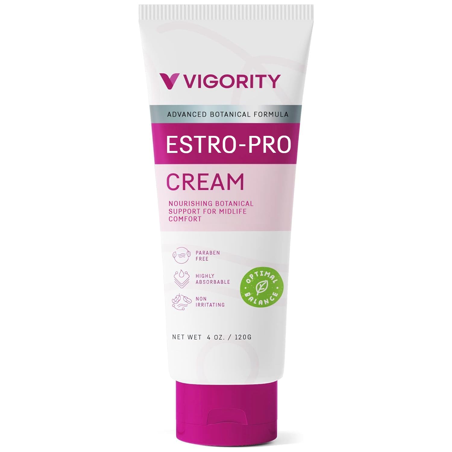 Vigority Phyto-Pro cream jar shows plant-based nourishment for sensitive skin.