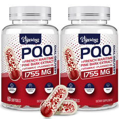 Vigorizar Pycnogeno dual-delivery bottle demonstrates enhanced absorption.