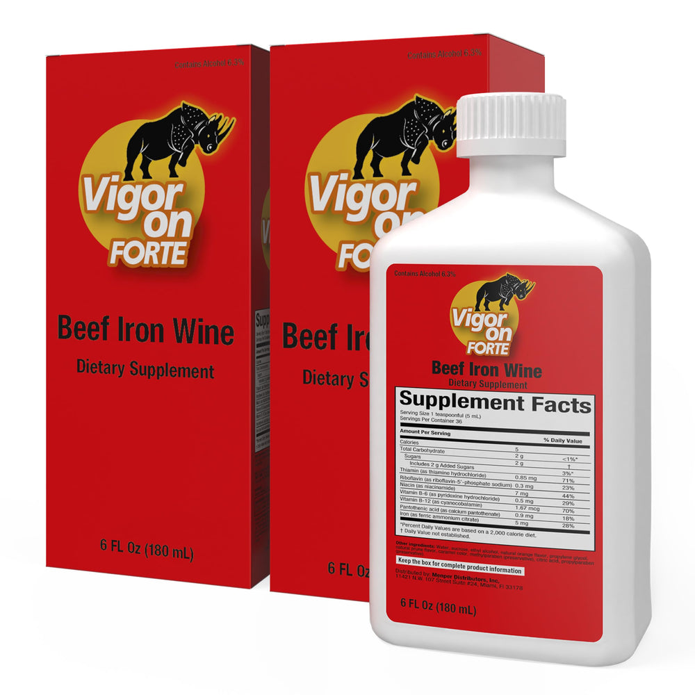 VIGORON FORTE bottle front view promoting appetite support on a clean countertop